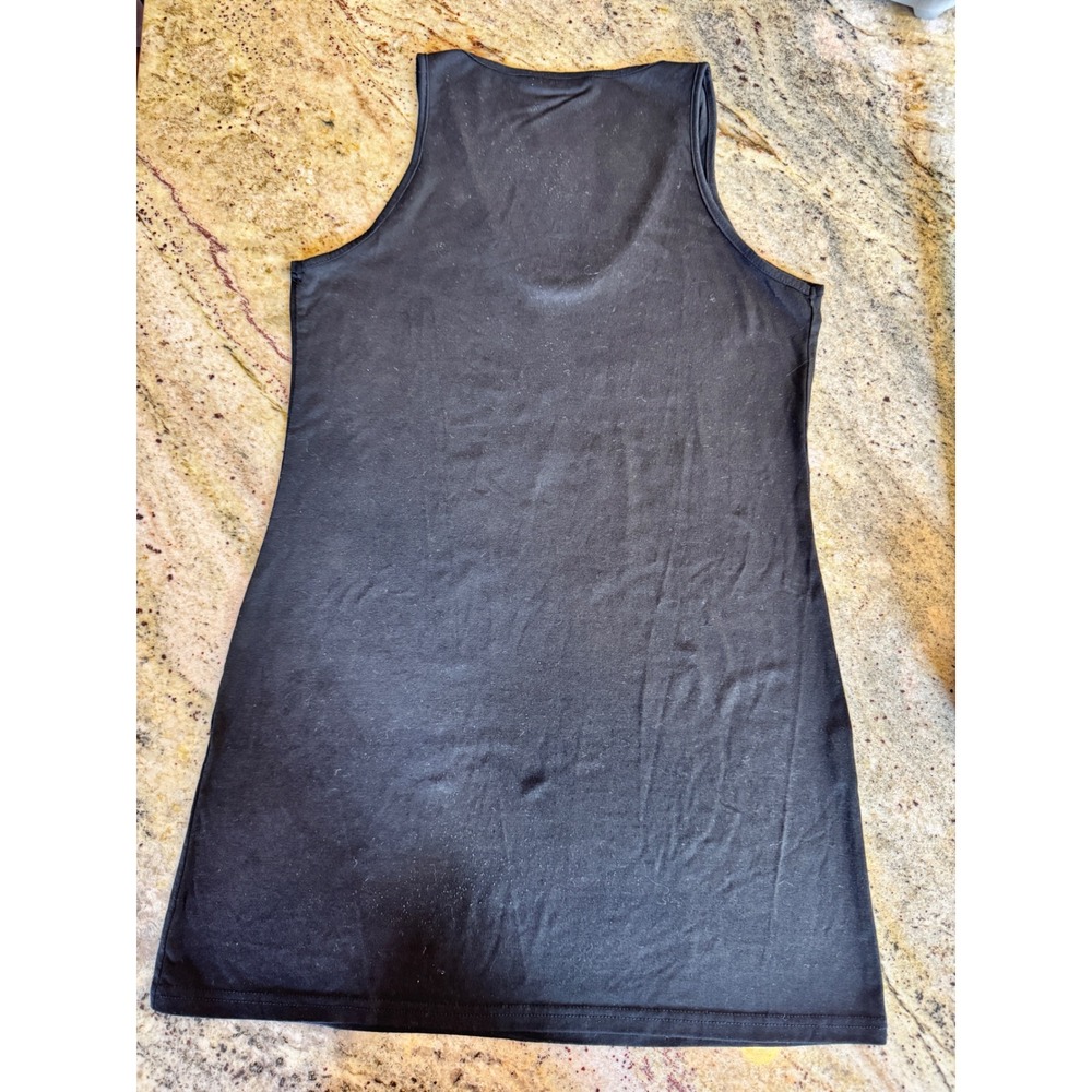 Chaolilai Womens Graphic Tank Top Black Drink On A Boat Retro Beer Size M - Picture 4 of 8